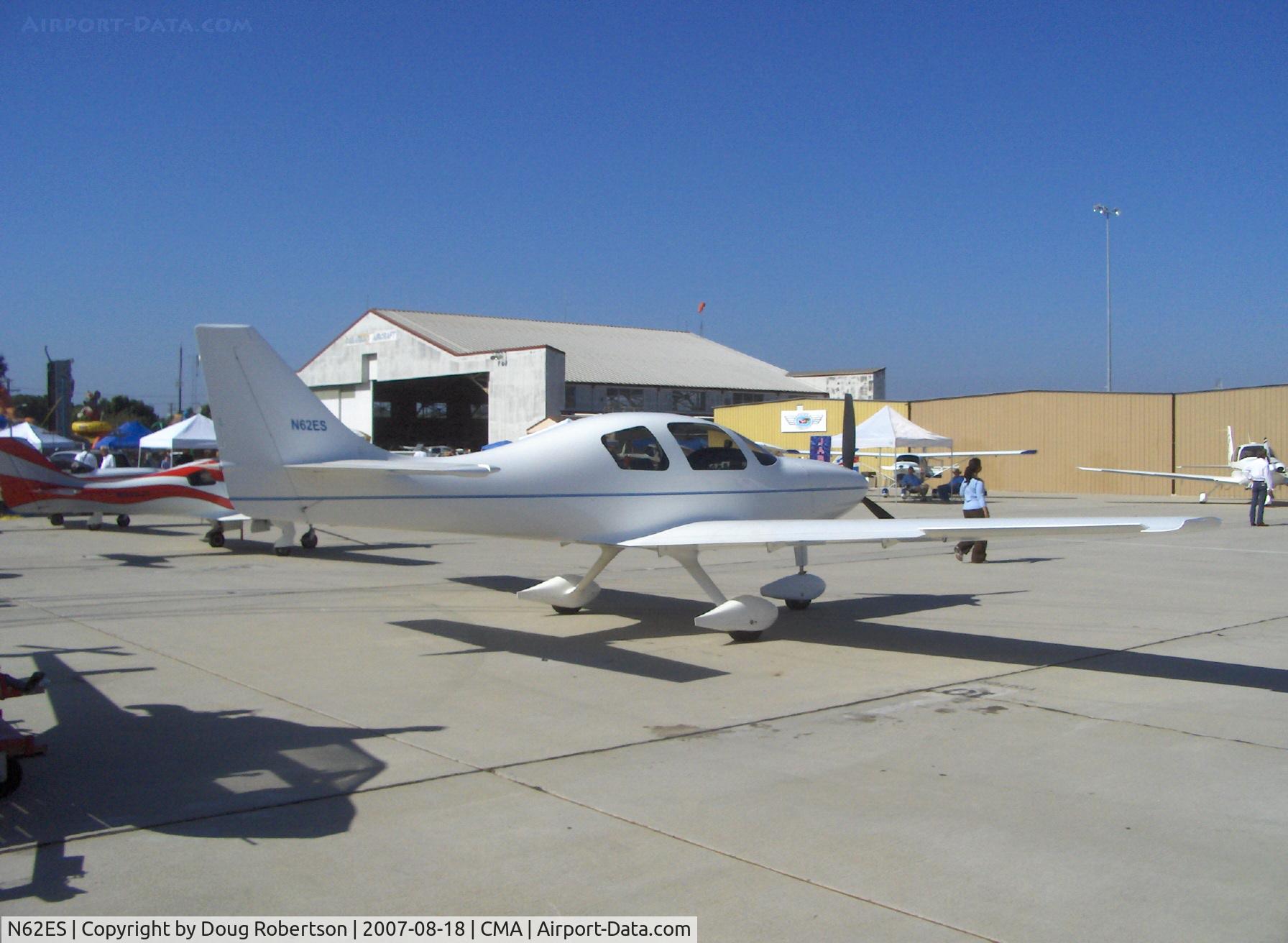 N62ES, 1997 Lancair ES C/N 010, 1997 Beushausen LANCAIR ES, Continental IO-550
