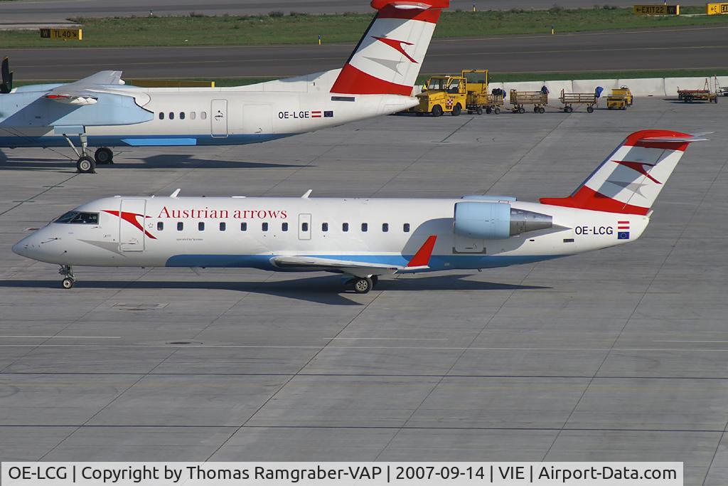 OE-LCG, 1996 Canadair CRJ-200LR (CL-600-2B19) C/N 7103, Austrian Arrows Canadair Regionaljet