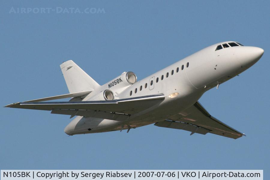 N105BK, 1989 Dassault Falcon 900 C/N 70, Taken at VKO