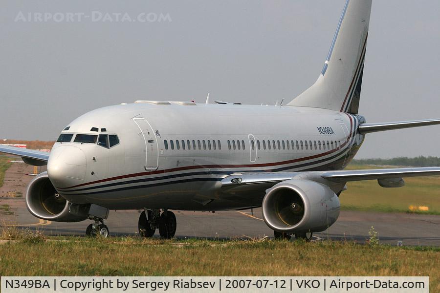 N349BA, 2000 Boeing 737-73Q C/N 30789, Taken at VKO