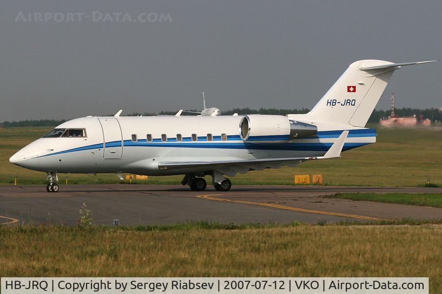 HB-JRQ, 2006 Bombardier Challenger 604 (CL-600-2B16) C/N 5651, Taken at VKO