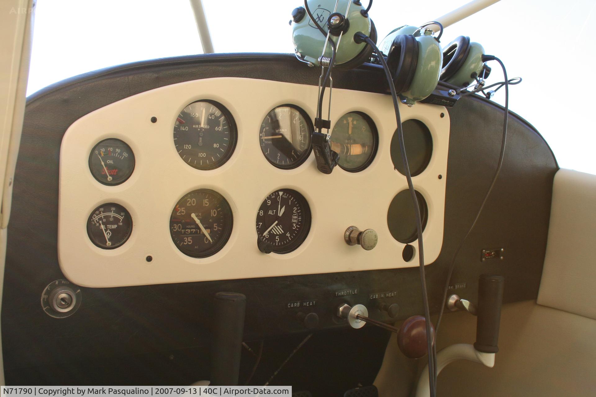 N71790, 1946 Luscombe 8A C/N 3217, Luscombe 8A