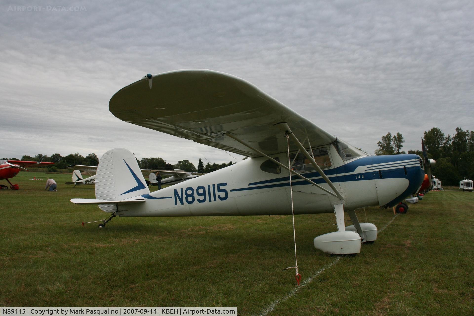 N89115, 1946 Cessna 140 C/N 8123, Cessna 140