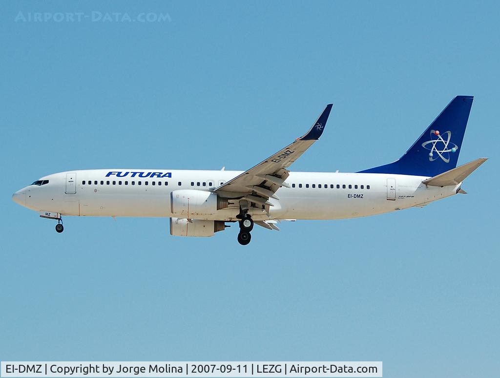 EI-DMZ, 2005 Boeing 737-8FH C/N 29671, On final RWY 30R of ZAZ.