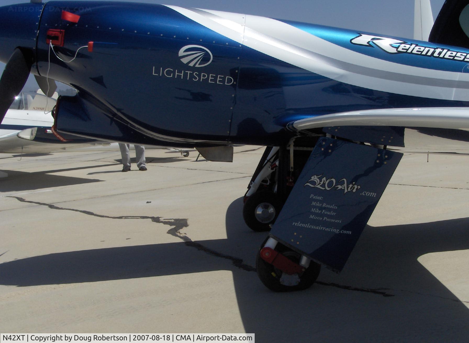 N42XT, 2005 Nemesis NXT C/N 004, 2005 Eldredge NXT 'Relentless' turbo Reno racer, Lycoming Thunderbolt TIO-540 350 Hp, data