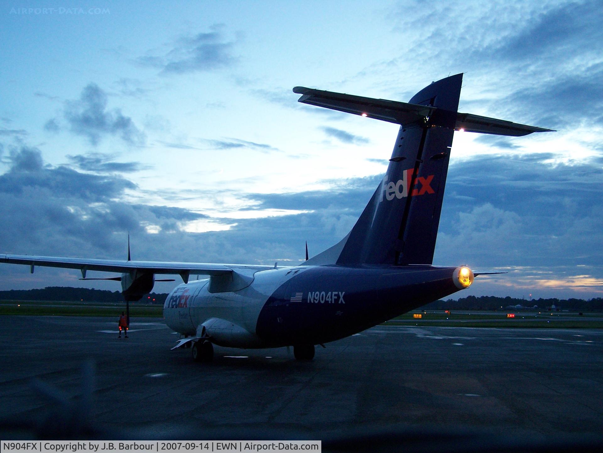 N904FX, 1991 ATR 42-320 C/N 259, Pilots were going through their check off's whle this was being shot