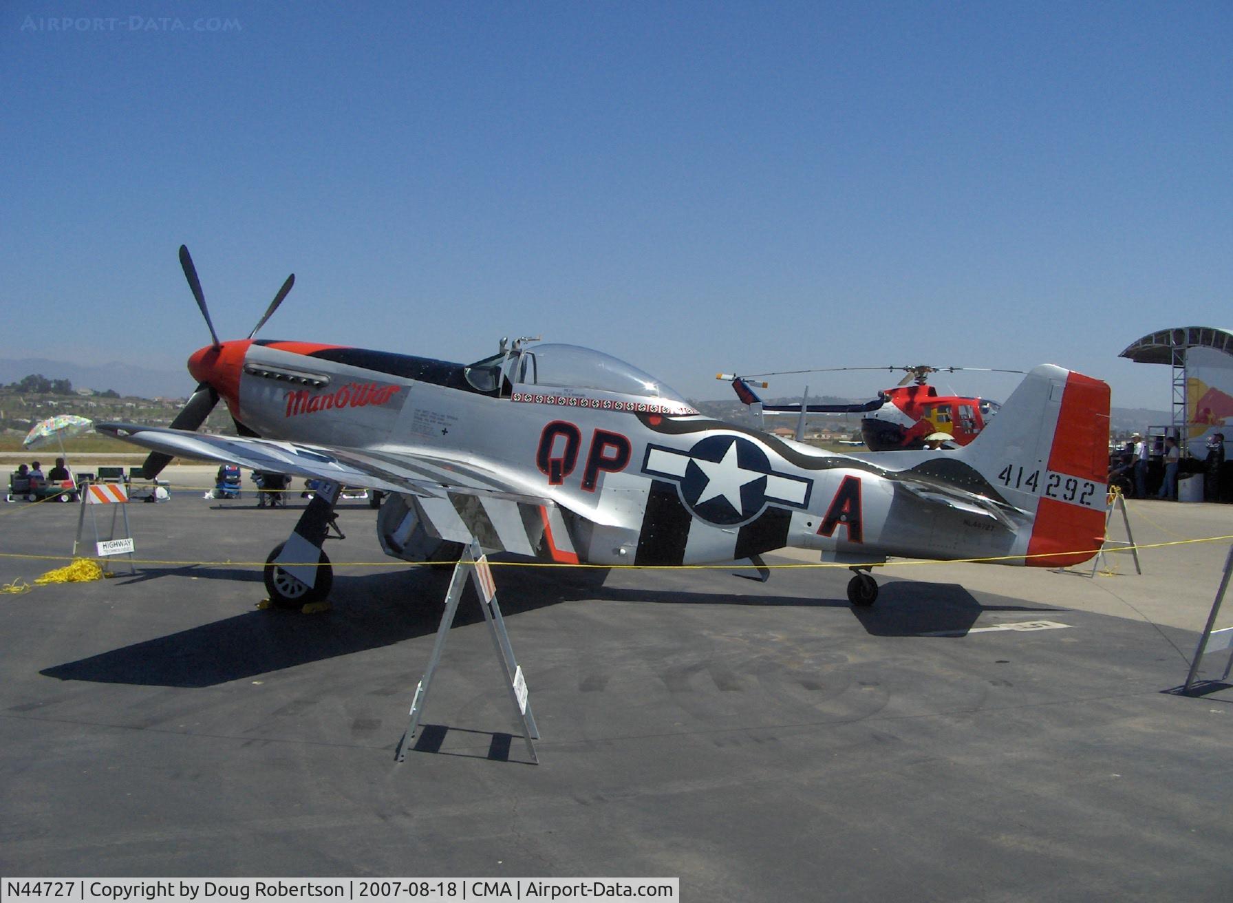 N44727, 1944 North American P-51D Mustang C/N 122-39198, 1944 North American/Aero Classics P-51D MUSTANG, Packard-Rolls V1650-7 1,490 Hp, Limited class