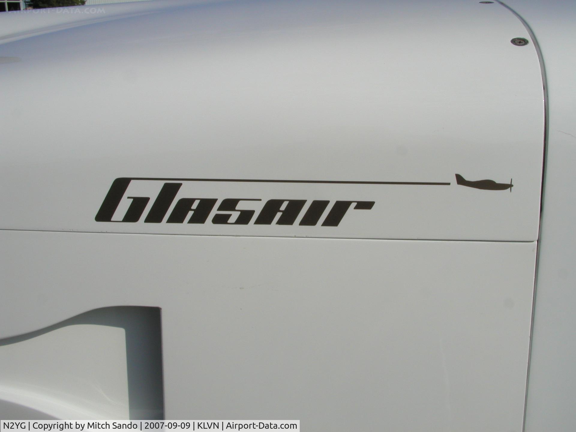 N2YG, 2002 Stoddard-Hamilton Glasair Super 11FT C/N 2403, Parked on the ramp at Airlake.