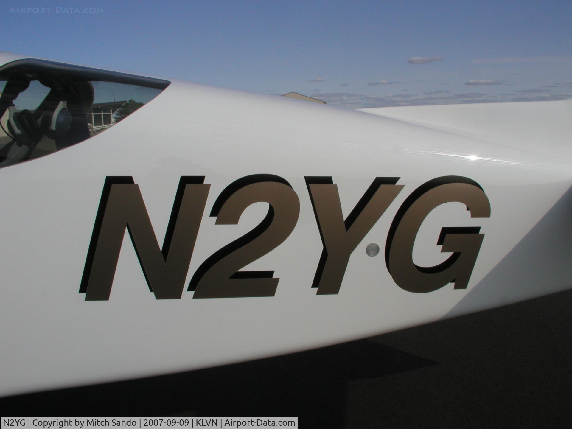 N2YG, 2002 Stoddard-Hamilton Glasair Super 11FT C/N 2403, Parked on the ramp at Airlake.