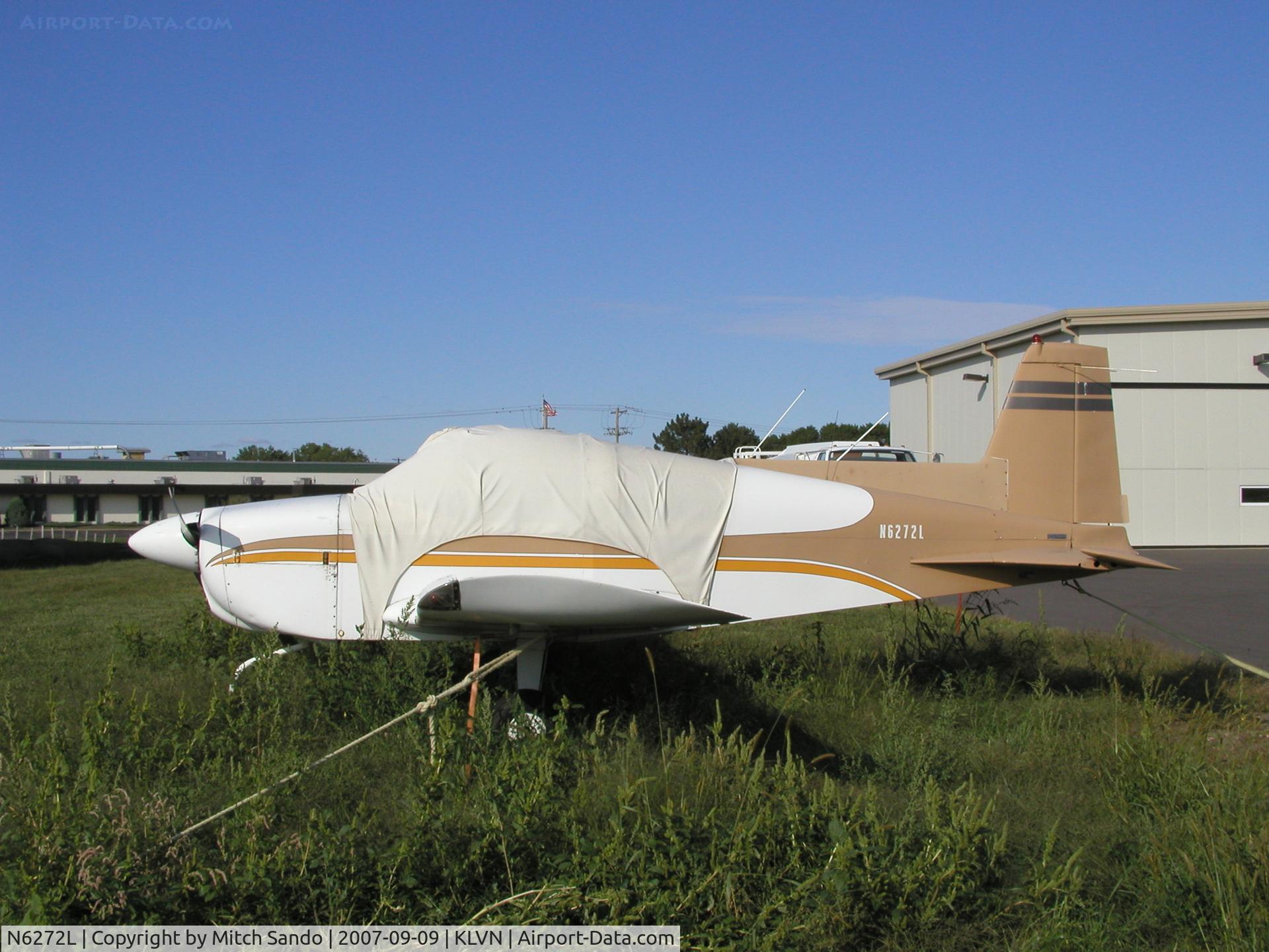 N6272L, 1972 Grumman American AA-1B Trainer C/N AA1B-0072, Parked on the ramp at Airlake.