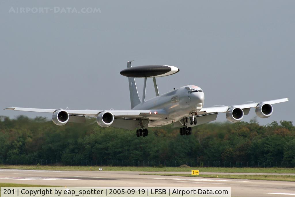 201, 1990 Boeing E-3F Sentry C/N 24115, cleared to touch