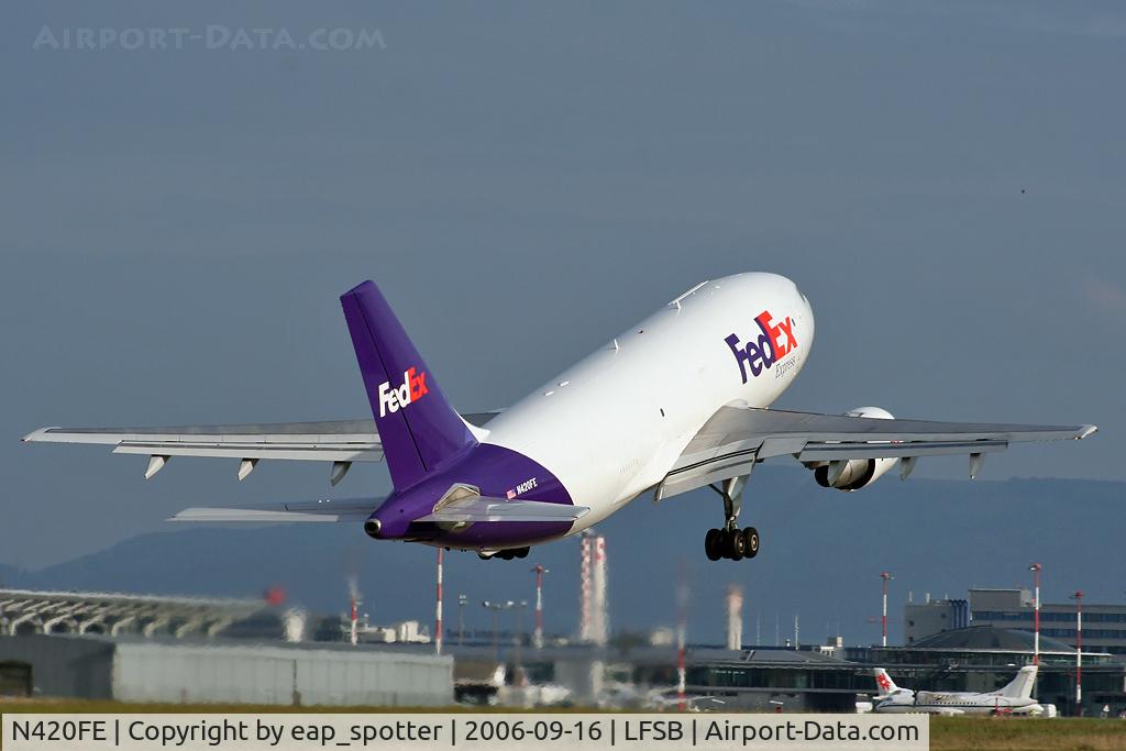 N420FE, 1986 Airbus A310-222 C/N 339, FedEx airborn