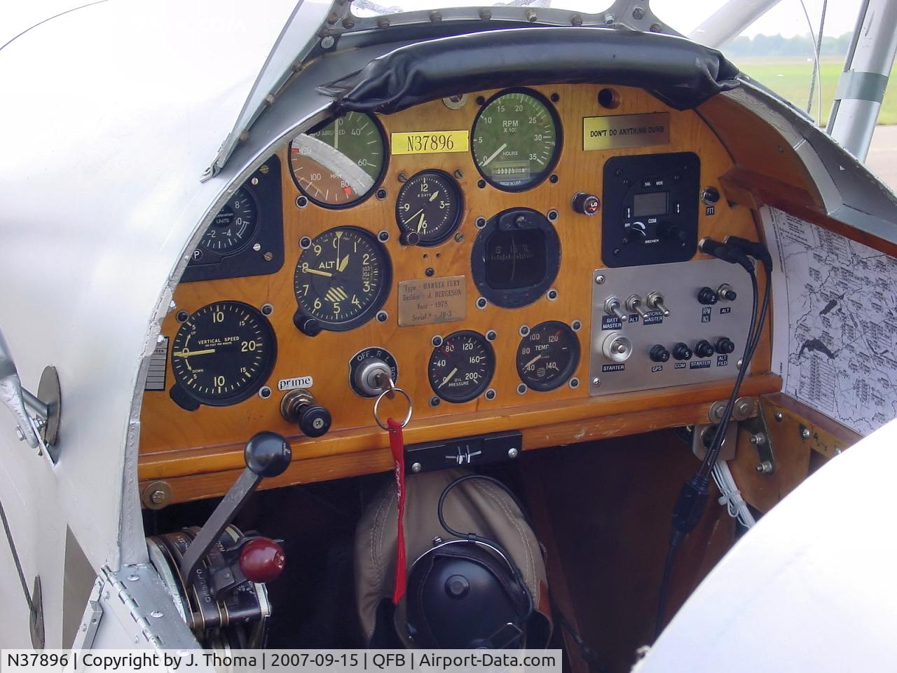 N37896, 1978 Isaacs Fury II C/N JB-3, Bergeson Hawker Fury II