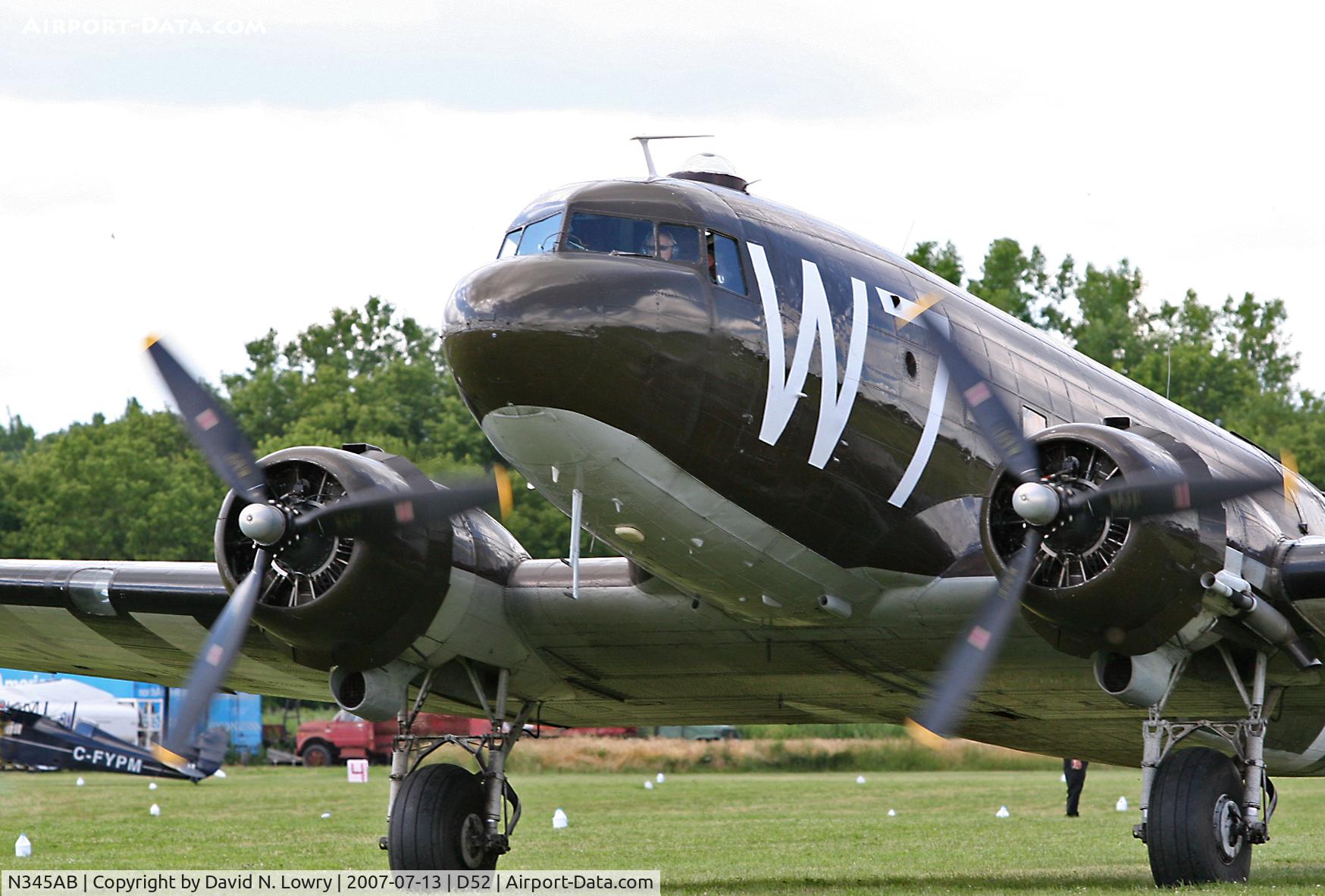 N345AB, 1943 Douglas DC3C-S1C3G (C-47A) C/N 13803, N345AB at D52