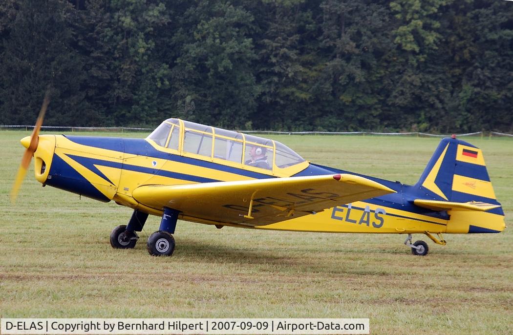 D-ELAS, Zlin Z-126B Trener 2 C/N 865, Zlin 126T at Hahnweide, Germany