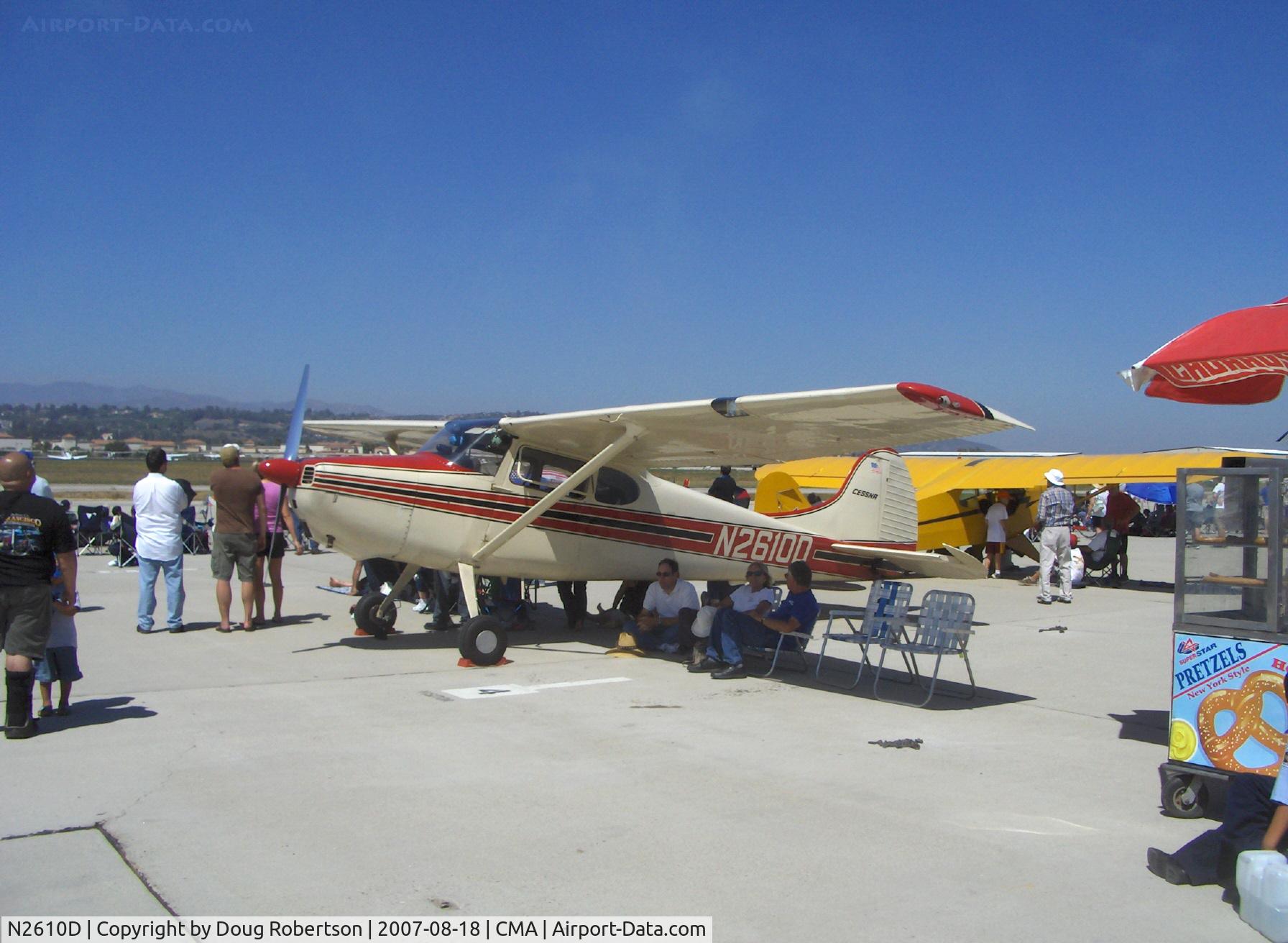 N2610D, 1952 Cessna 170B C/N 20762, 1952 Cessna 170B, Continental C145 145 Hp