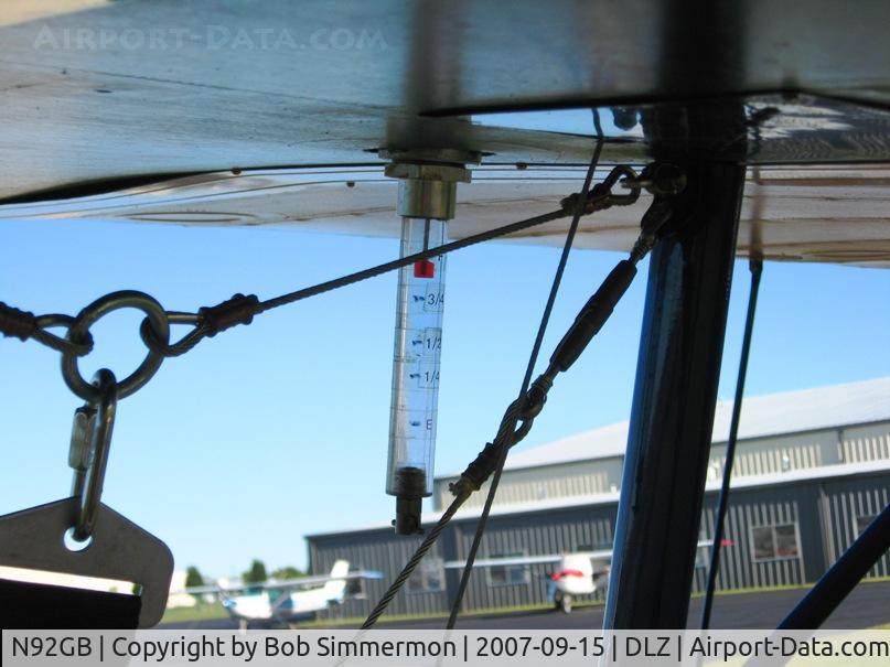 N92GB, 2006 Pietenpol Air Camper C/N B402, Very innovative - it's a fuel gauge, strainer, and sample cup.