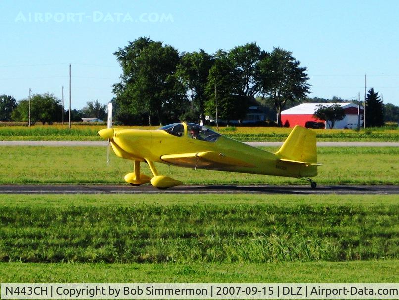 N443CH, 2005 Vans RV-6 C/N 20145, Departing Delaware, OH