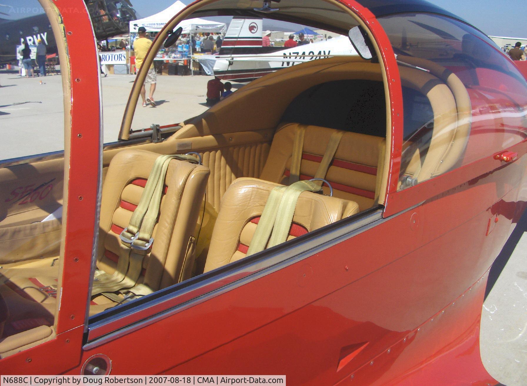 N688C, SIAI-Marchetti SF-260C C/N 466/37-004, SIAI-Marchetti SF.260C, Lycoming O-540-E4A5 260 Hp, deluxe leather interior