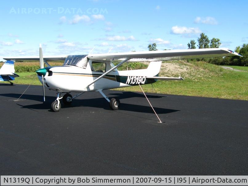 N1319Q, 1971 Cessna 150L C/N 15072619, Jake's ride on the ramp in Kenton, OH