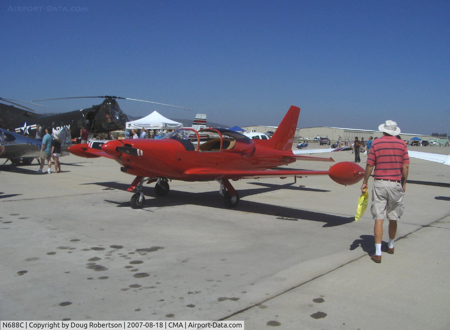 N688C, SIAI-Marchetti SF-260C C/N 466/37-004, SIAI-Marchetti SF.260C, Lycoming O-540-E4A5 260 Hp