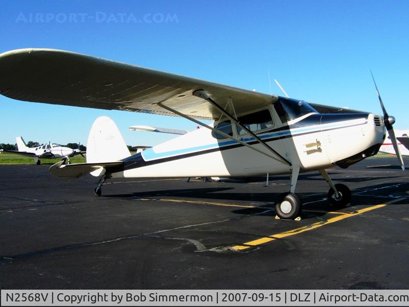 N2568V, 1948 Cessna 170 C/N 18073, Breakfast fly-in at Delaware, OH