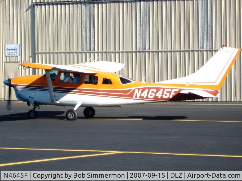N4645F, 1966 Cessna TP206A Turbo Super Skylane C/N P206-0245, Departing Delaware, OH