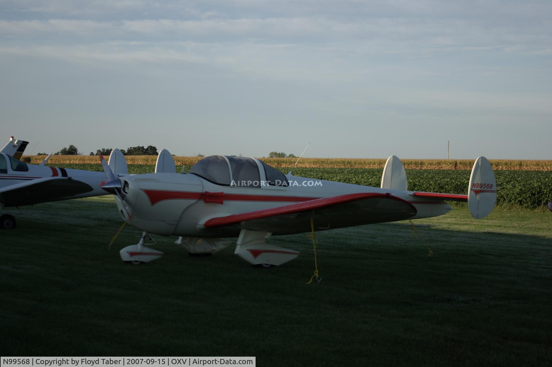 N99568, 1946 Erco 415C Ercoupe C/N 2191, OXV Flyin 9-15-2007