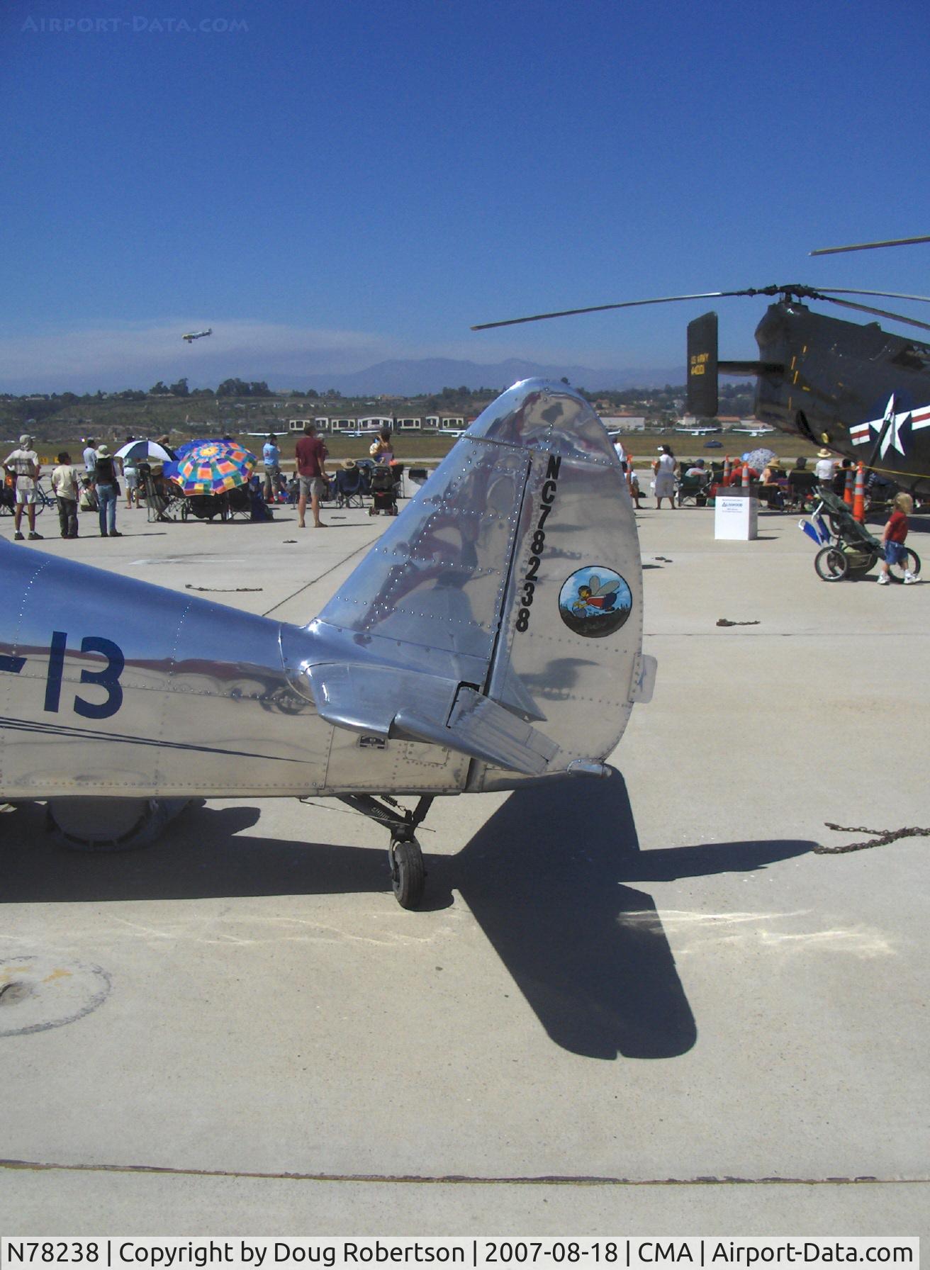 N78238, 1946 Globe GC-1B Swift C/N 2238, 1946 Globe GC-1B SWIFT 'Miss Texas', Lycoming IO-320 upgrade, logo