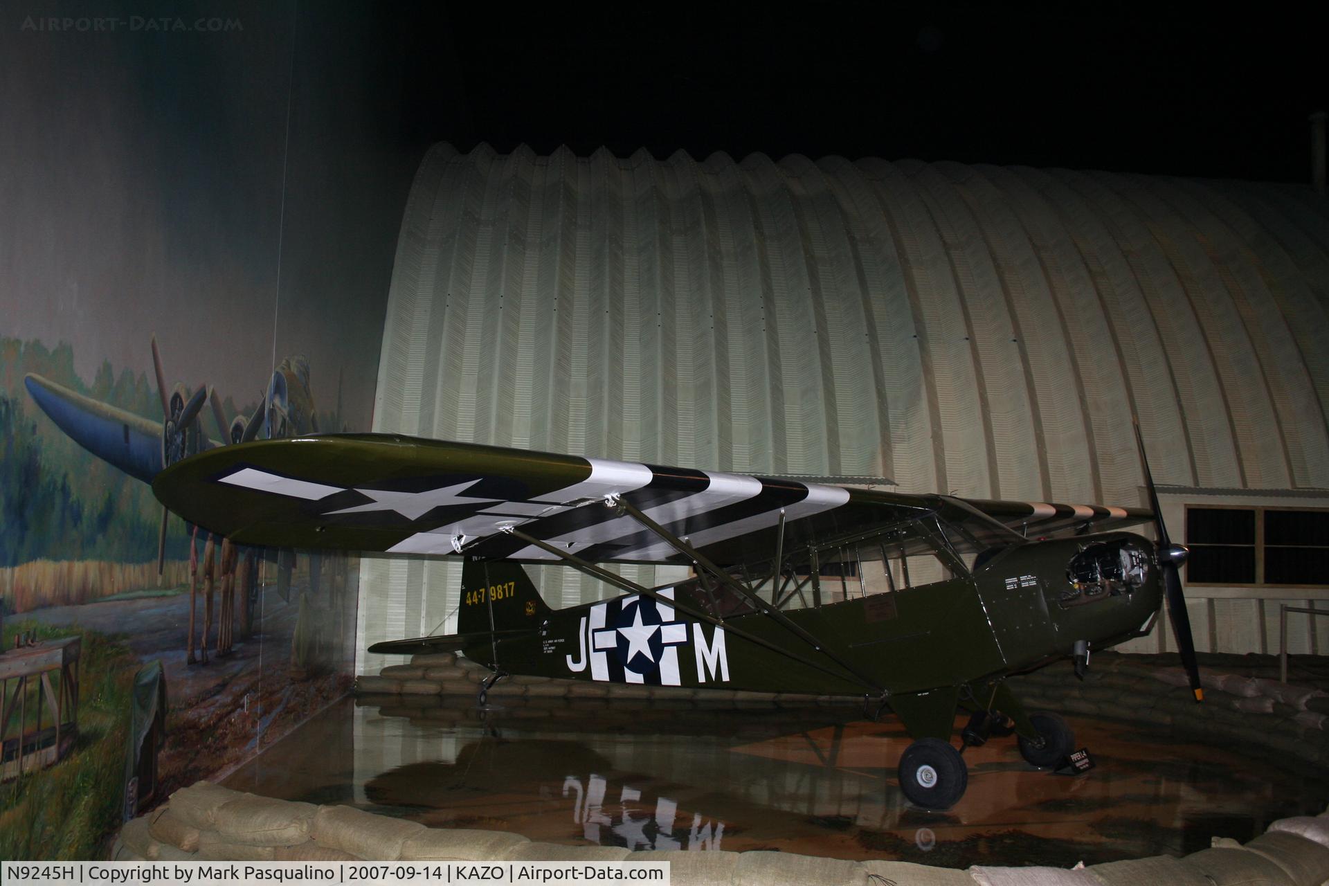 N9245H, 1944 Piper L-4H Grasshopper (J3C-65D) C/N 12113, Piper L-4