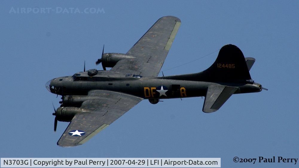 N3703G, 1945 Boeing B-17G Flying Fortress C/N 44-83546-A, Still a visage of strength