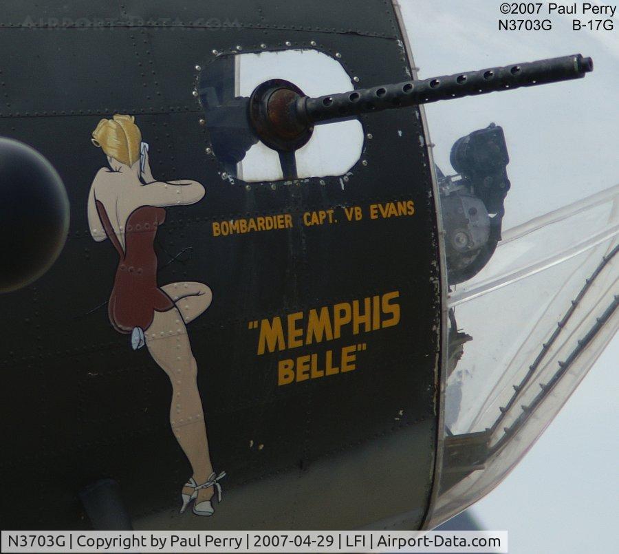 N3703G, 1945 Boeing B-17G Flying Fortress C/N 44-83546-A, Starboard art