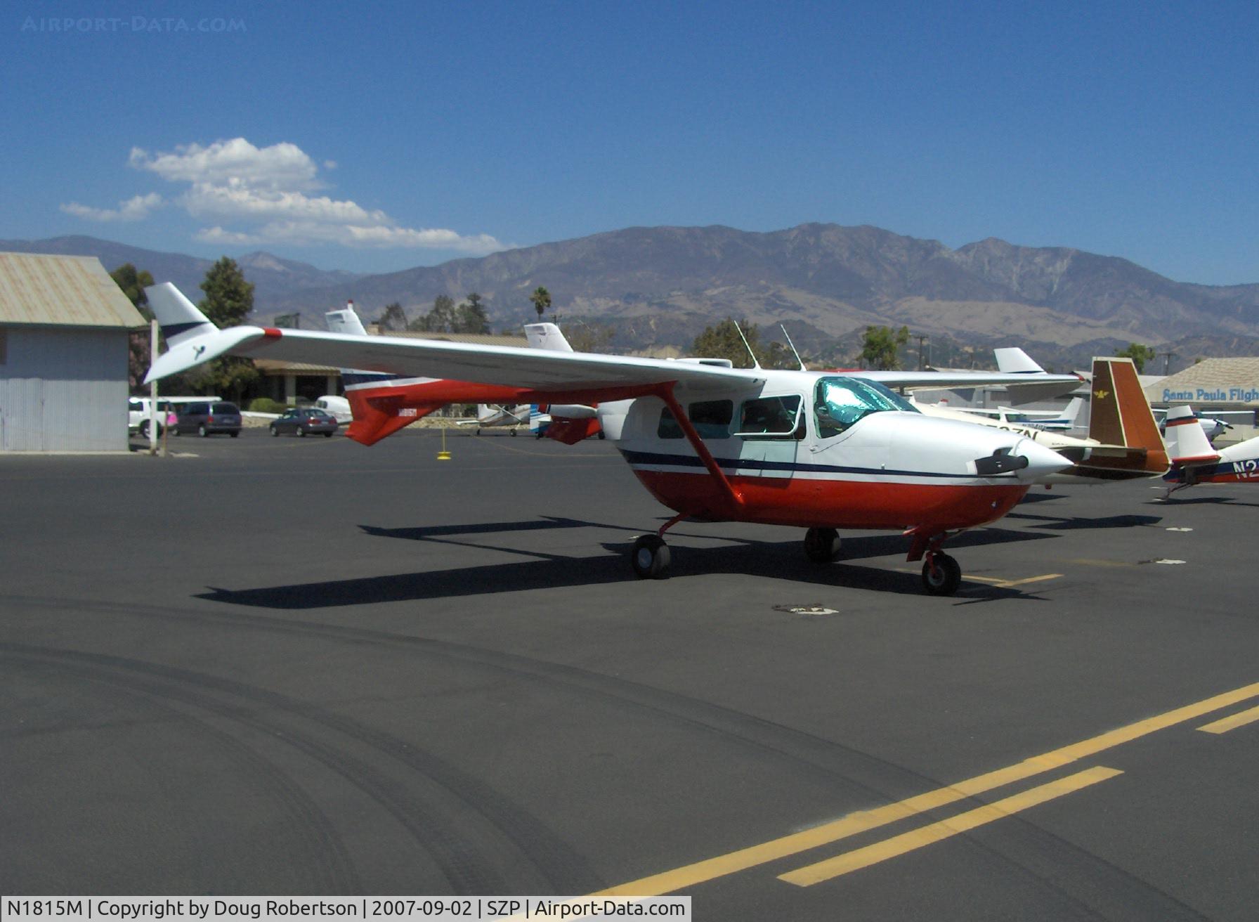 N1815M, 1971 Cessna 337F Super Skymaster C/N 33701415, 1971 Cessna 337F SUPER SKYMASTER, two Continental IO-360 210 Hp each, booster tips