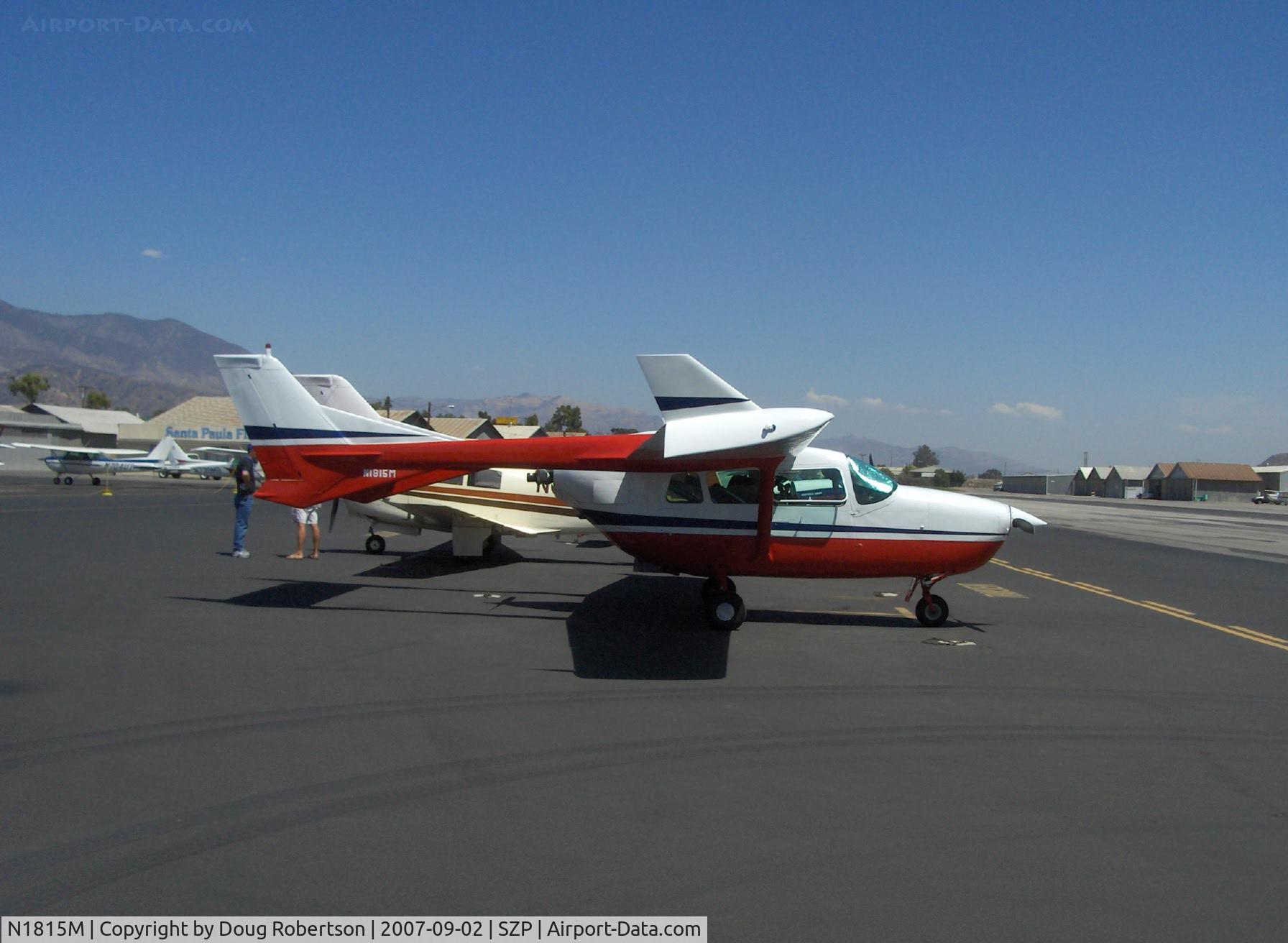 N1815M, 1971 Cessna 337F Super Skymaster C/N 33701415, 1971 Cessna 337F SUPER SKYMASTER, two Continental IO-360 210 Hp each, booster tips