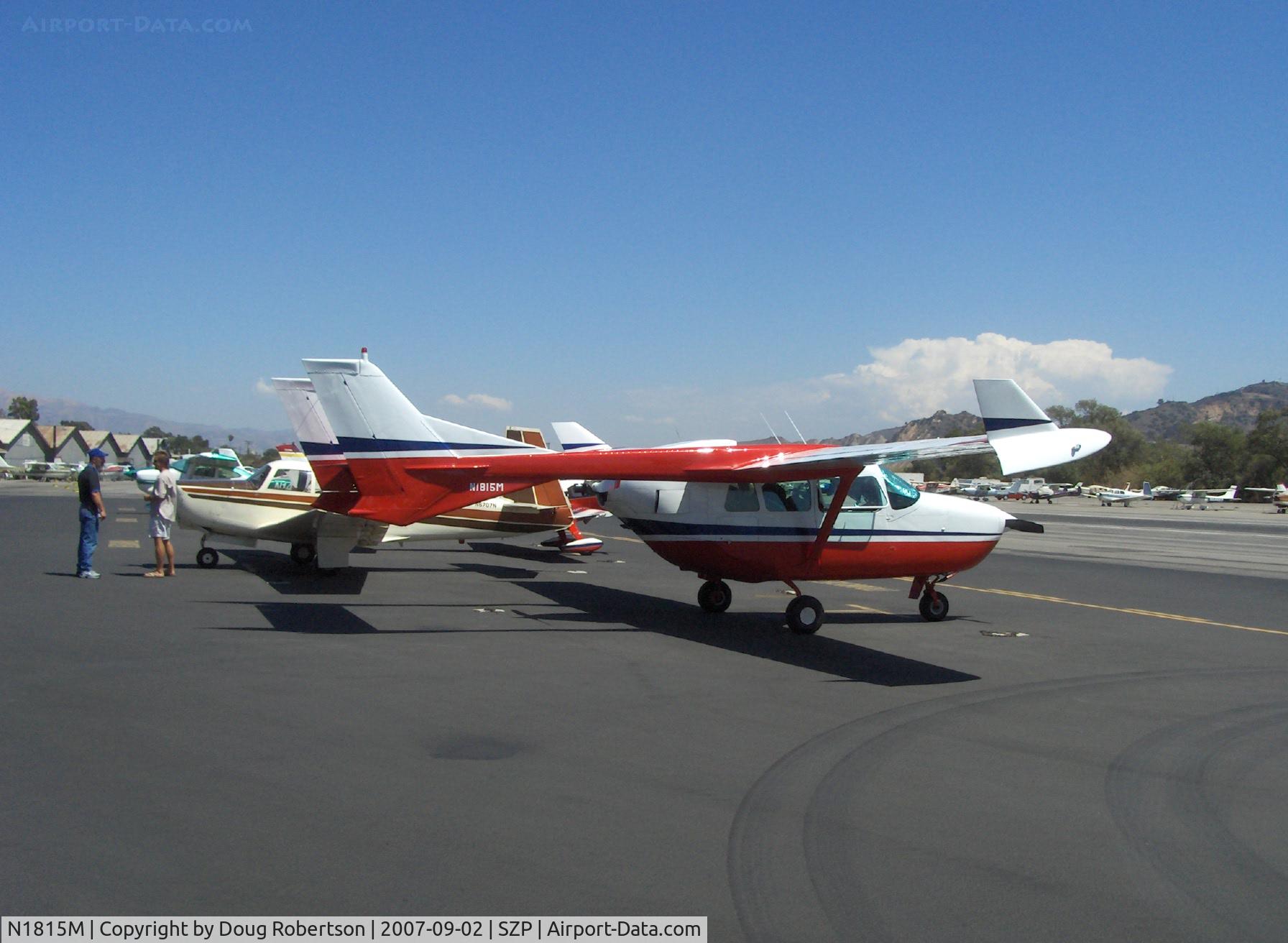 N1815M, 1971 Cessna 337F Super Skymaster C/N 33701415, 1971 Cessna 337F SUPER SKYMASTER, two Continental IO-360 210 Hp each, booster tips