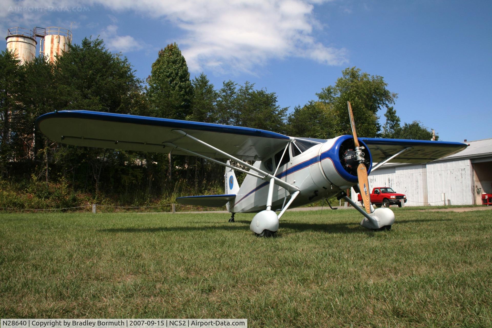 N28640, 1940 Fairchild 24W-40 C/N W40-160, Taken from the grass the day after the storm.