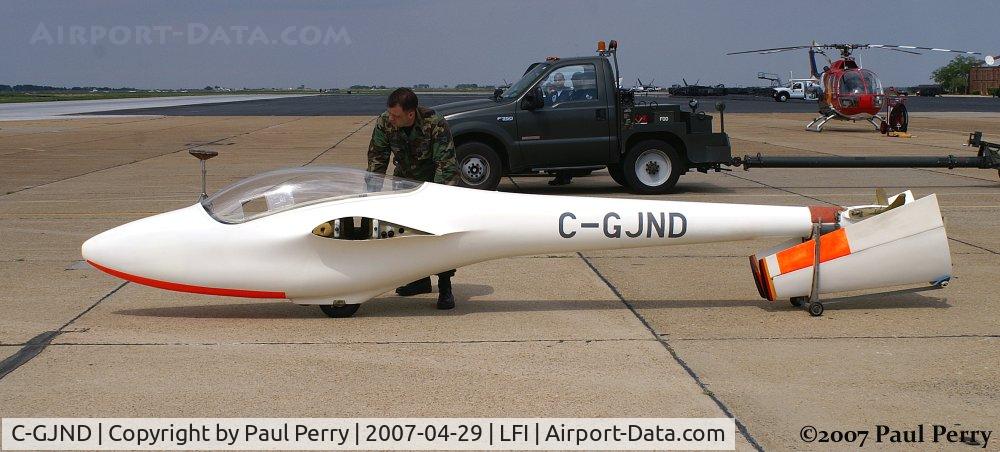 C-GJND, 1973 Start & Flug H101 Salto C/N 23, Manfred's SALTO ready for the trailer