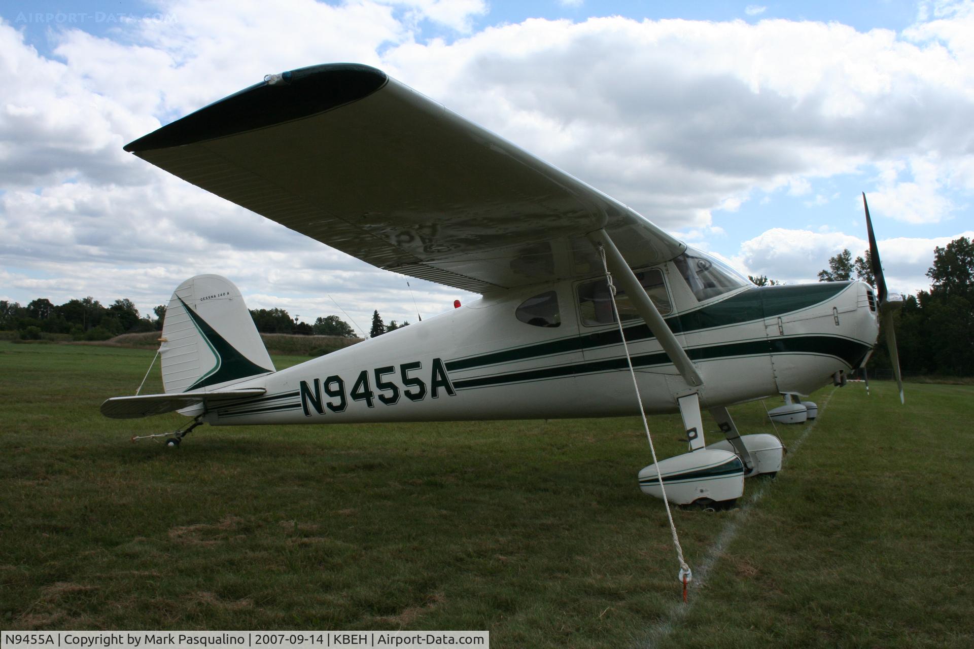 N9455A, 1950 Cessna 140A C/N 15557, Cessna 140A