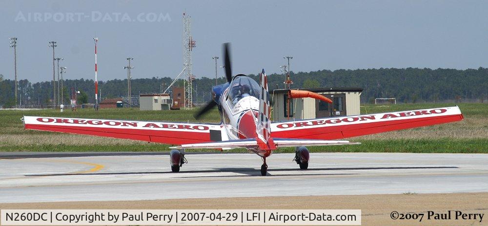 N260DC, 1956 De Havilland Canada DHC-1B-2-S5 Chipmunk Mk2 C/N 180-218, Taxiing out, headed home