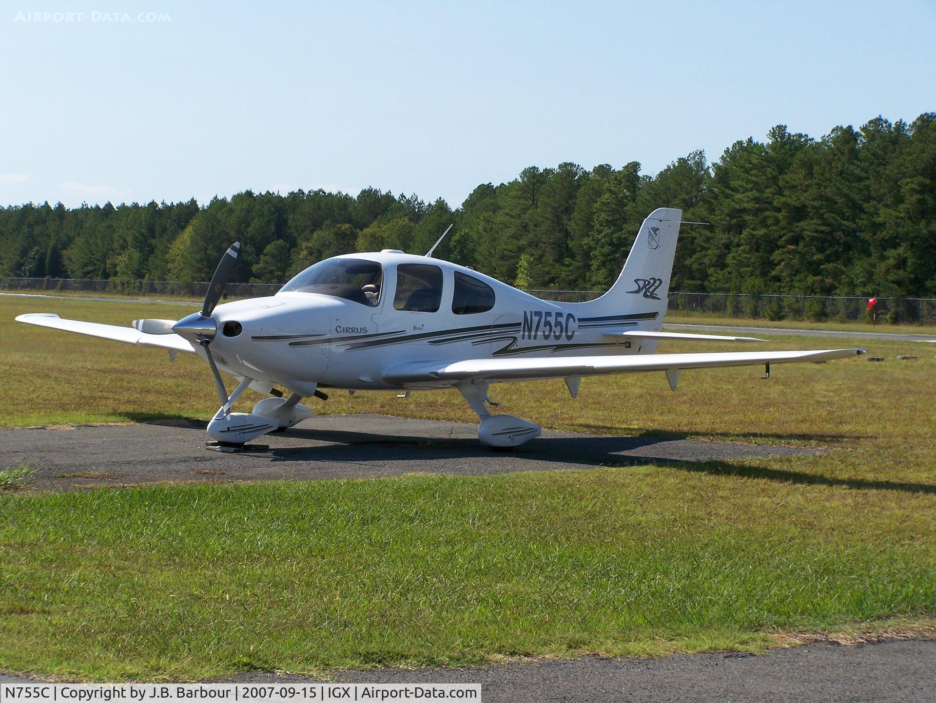 N755C, 2002 Cirrus SR22 C/N 0392, N/A