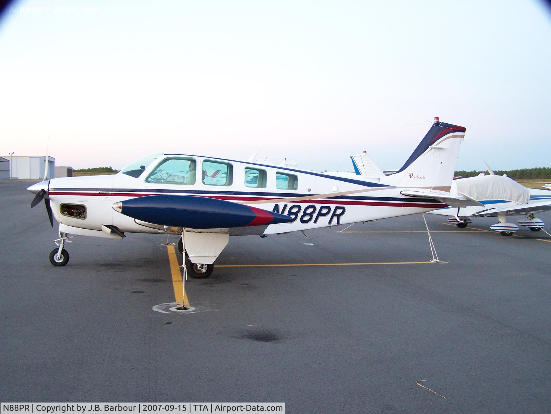 N88PR, 1995 Beech A36 Bonanza 36 C/N E-2982, N/A