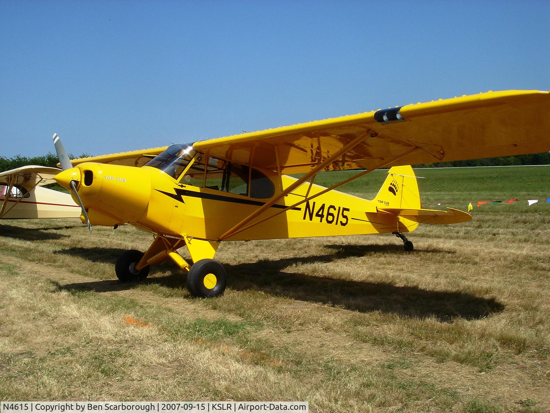 N4615, 2005 Cub Crafters CC18-180 Top Club C/N CC18-0013, Fly-in at Sulphur Srpings, TX.