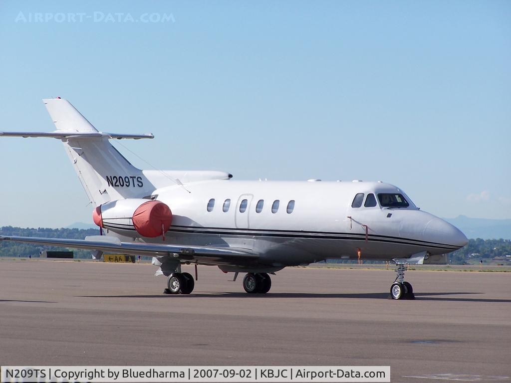 N209TS, 1977 British Aerospace HS.125-700A C/N NA0209, Parked