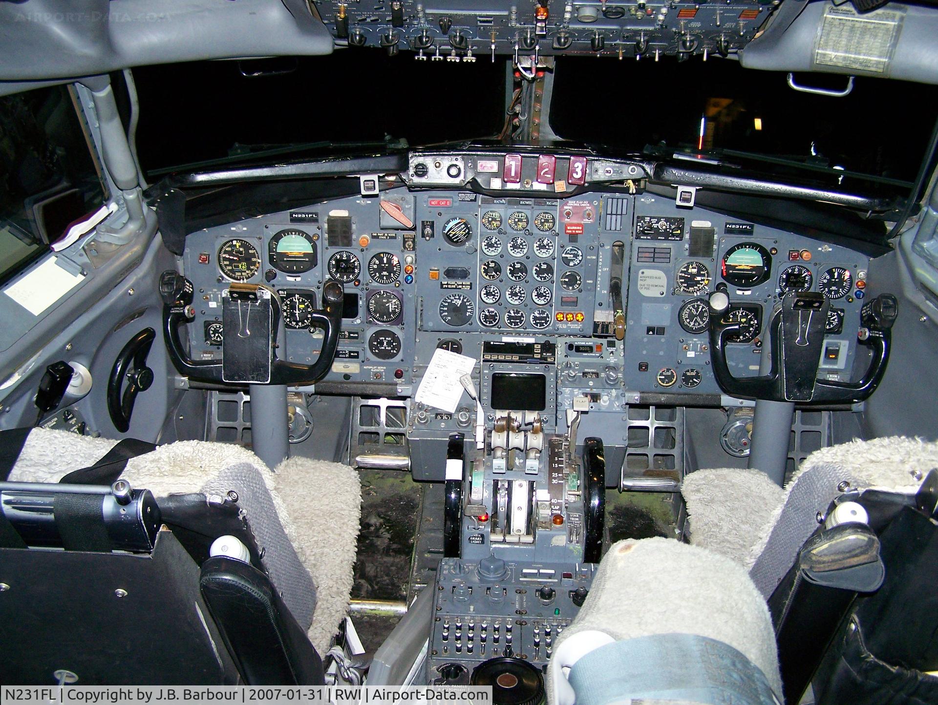 N231FL, 1967 Boeing 727-22C C/N 19205, The business end of this cadillac