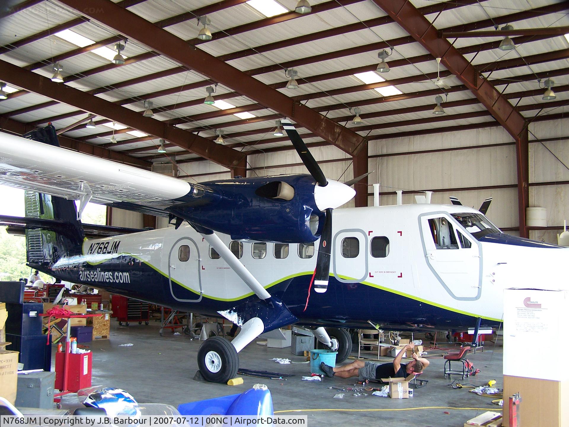 N768JM, 1981 De Havilland Canada DHC-6-300 Twin Otter C/N 768, Getting a major overhaul by the professionals