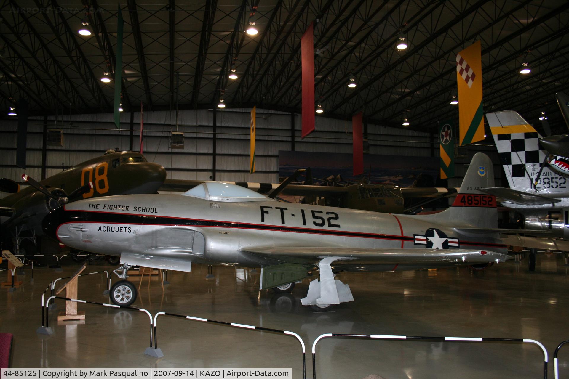 44-85125, 1945 Lockheed P-80A-1-LO Shooting Star C/N 080-1148, Lockheed P-80C