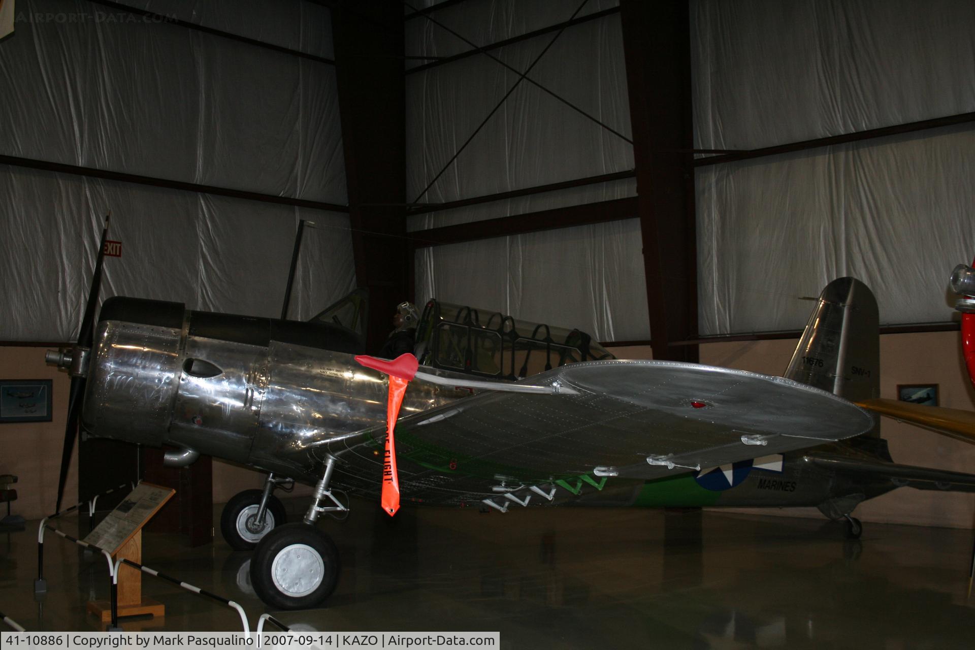 41-10886, 1941 Vultee BT-13A Valiant C/N 74-3183, Vultee SNV-1