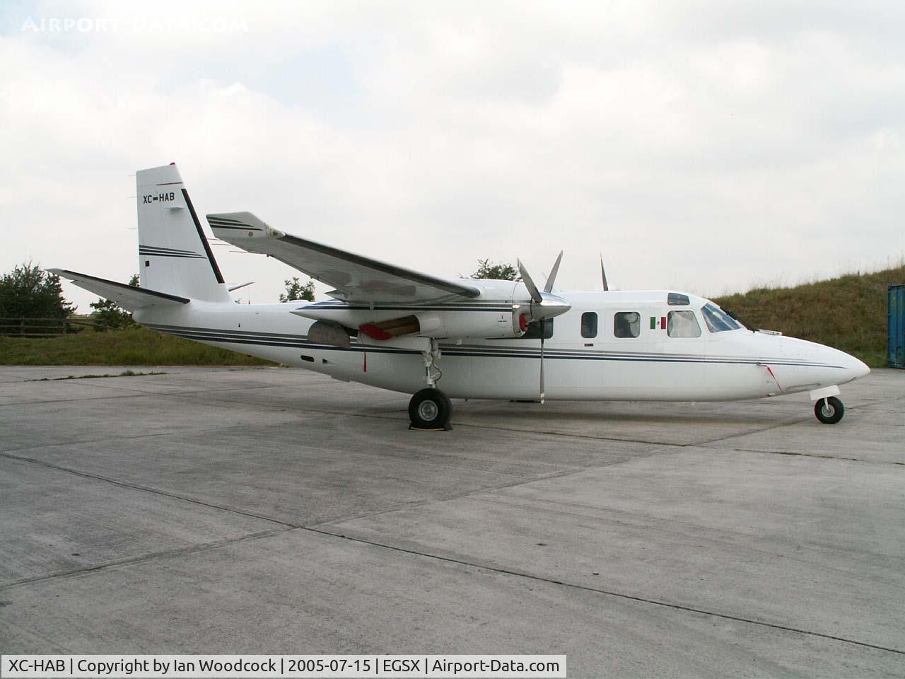 XC-HAB, 1981 Gulfstream American 695 Jetprop 1000 C/N 11688, Turbo Commander 690C/North Weald