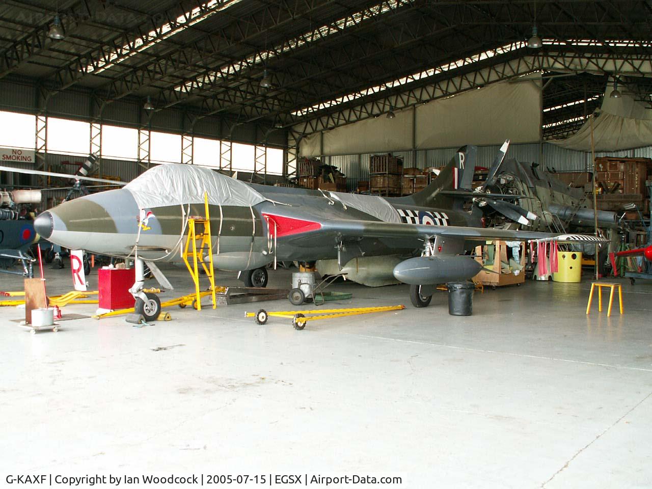 G-KAXF, 1956 Hawker Hunter F.6A C/N S4/U/3361, Hawker Hunter F.6A/North Weald (carries XF515)