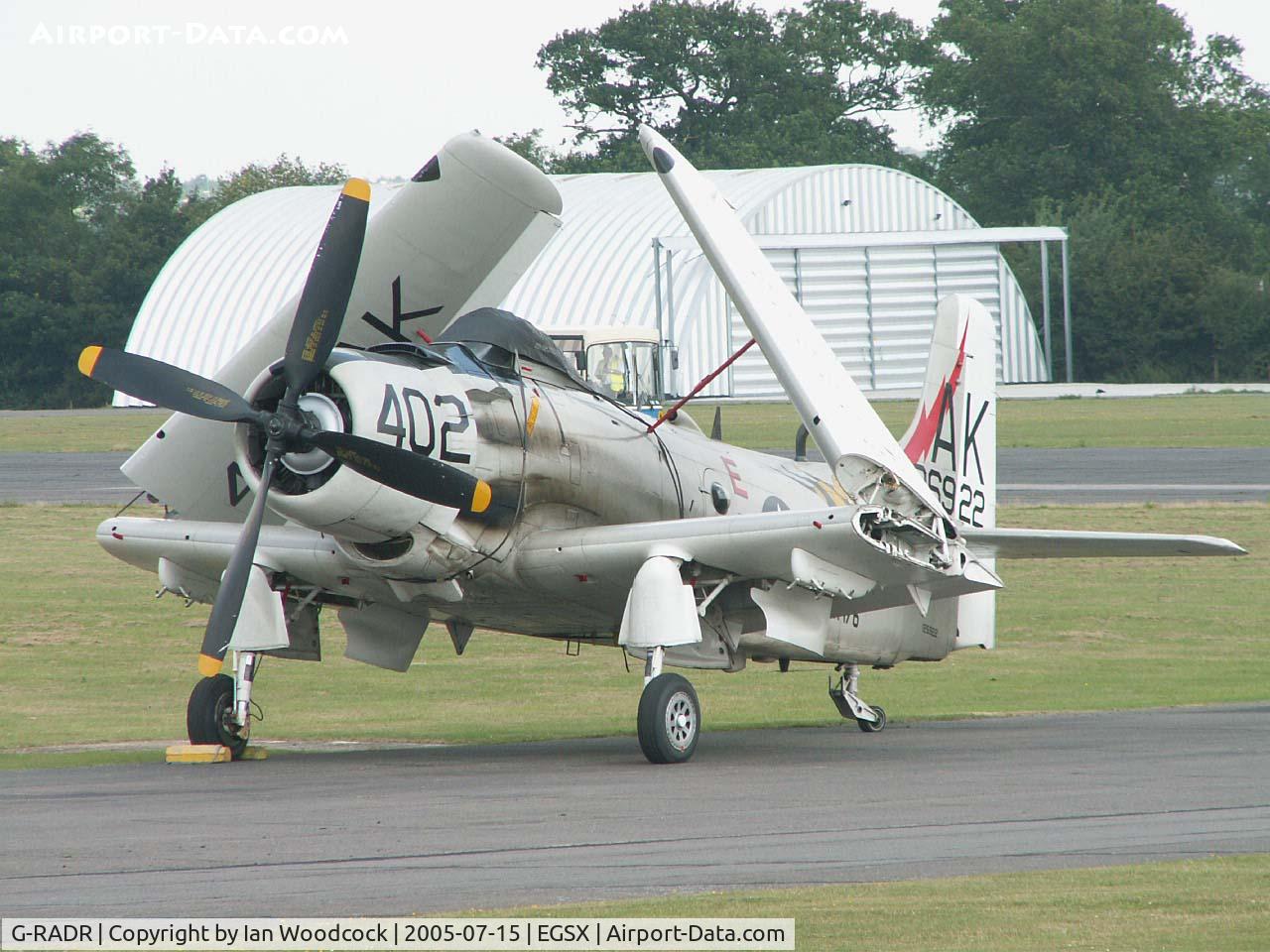 G-RADR, 1948 Douglas A-1D Skyraider (AD-4NA) C/N 7722, Douglas AD-4.NA/North Weald